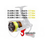 Макара с преден аванс DAIWA 20 LAGUNA+J-BRAID X4 YELLOW |_Daiwa