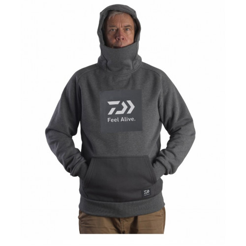 Суичер DAIWA D-VEC HOODIE GREY |_Daiwa