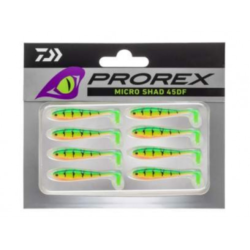 Силиконова примамка DAIWA PROREX MICRO SHAD - 4.5 см / 8 бр в опаковка |_Daiwa