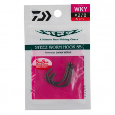 Куки - DAIWA STEEZ WORM HOOK SS WKY 6 бр.