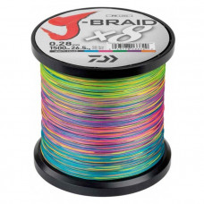 Плетено влакно Daiwa J-BRAID X8 MULTICOLOUR (мултиколор) - 1500m |