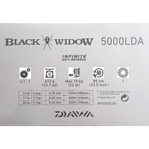 Макара DAIWA BLACK WIDOW 5000 LDA_Daiwa