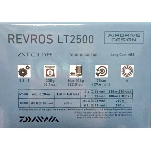 Макара с предевн аванс DAIWA 23 REVROS LT_Daiwa
