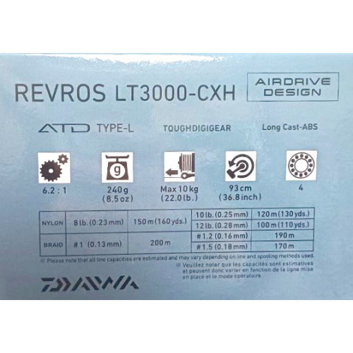 Макара с предевн аванс DAIWA 23 REVROS LT_Daiwa