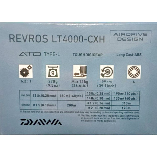Макара с предевн аванс DAIWA 23 REVROS LT_Daiwa