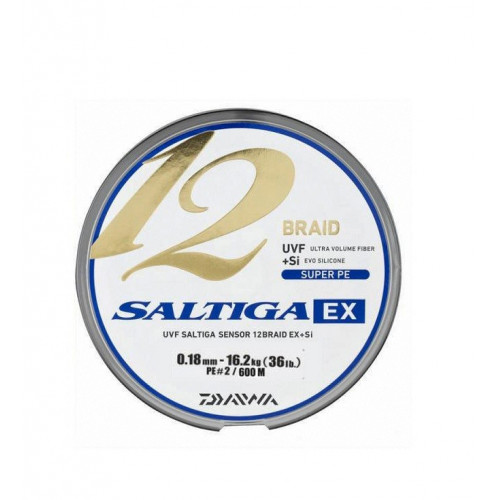 Плетено влакно Daiwa SALTIGA 12 BRAID UVF+SI - Multicolour (мултиколор) - 600m_Daiwa