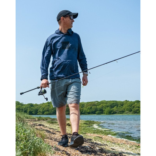 Суичър за защита от слънце DAIWA LIMITED EDITION SUN PROTECT HOODIE - тъмно син_Daiwa