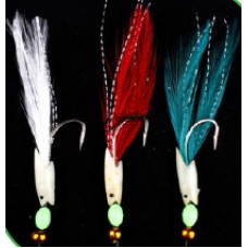 Чепаре Rig6 Hokkai Flash and Mixed Feathers 3 #2 Silver Hook