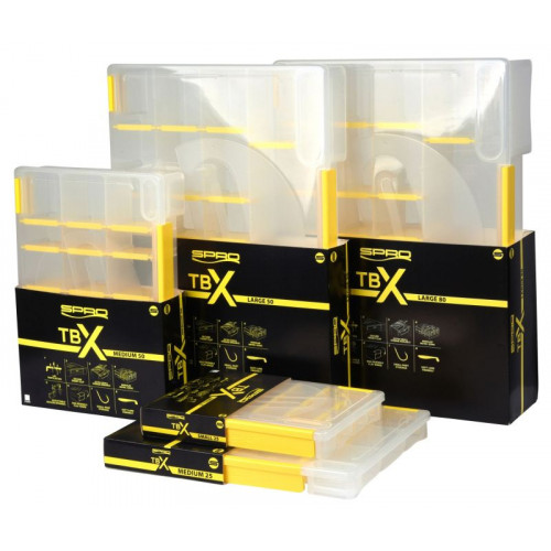 Прозрачна кутия SPRO TBX - Tackle Box Range 35x25x5cm Clear_SPRO