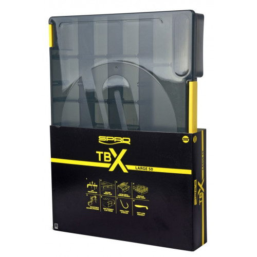 Кутия SPRO TBX - Tackle Box Range 35x25x5cm Dark_SPRO