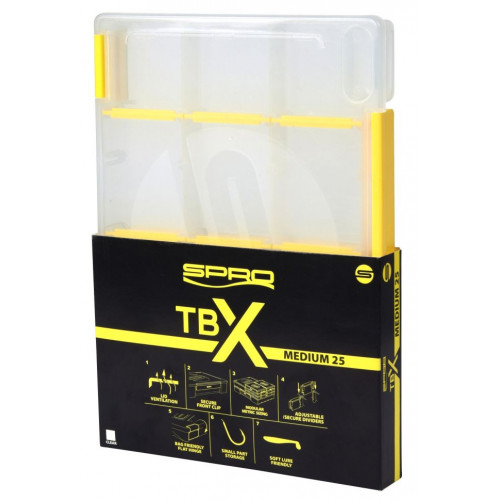 Прозрачна кутия SPRO TBX - Tackle Box Range 25x17,5x2,5cm Clear_SPRO