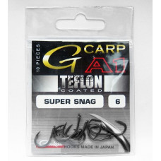 Gamakatsu куки G-Carp SUPER SNAG A1 TEFLON