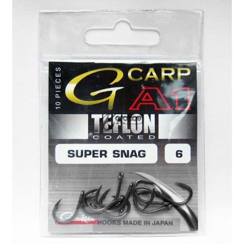 Gamakatsu куки G-Carp SUPER SNAG A1 TEFLON_Gamakatsu