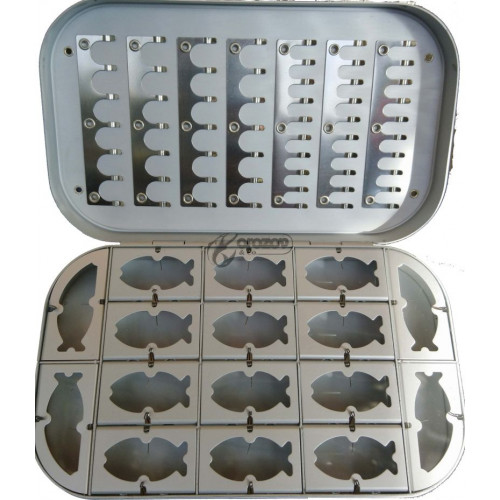 Алуминиева мухарска кутия 16 клетки_Orozov & Co