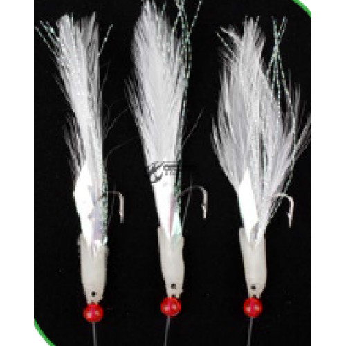 Чепаре Rig5 Hokkai Flash and White Feathers 3 #2 Silver Hook_Ron Thompson