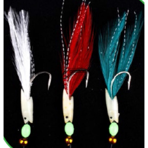 Чепаре Rig6 Hokkai Flash and Mixed Feathers 3 #2 Silver Hook_Ron Thompson