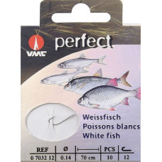 Вързани куки VMC Perfect White fish CRYSTAL за фин риболов на мирни риби
