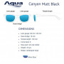 Слънчеви очила AQUA CANYON BLACK MATT B MIRROR BLUE_AQUA