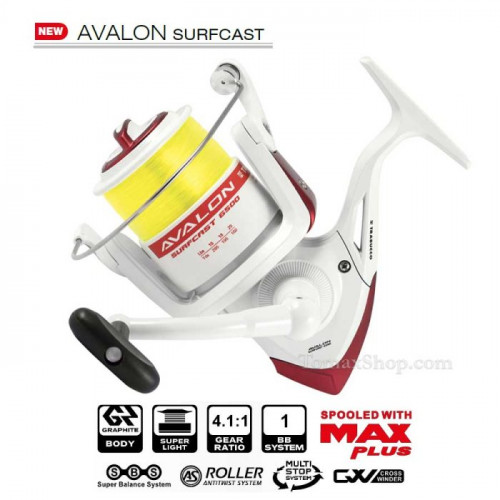 TRABUCCO AVALON SURFCAST RED 6500, сърф макара_TRABUCCO