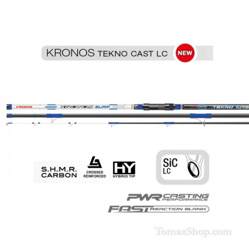 Въдица за сърф риболов TRABUCCO KRONOS TEKNO CAST LC 200gr 4.20m_TRABUCCO