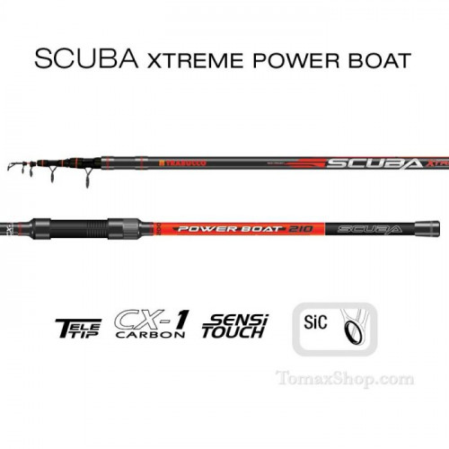 TRABUCCO SCUBA XTREME POWER BOAT 200gr. 2.10m, въдица за риболов от лодка_TRABUCCO