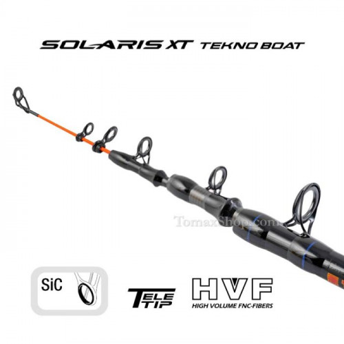 TRABUCCO SOLARIS XT TEKNO BOAT 120gr 2.10m, въдица за риболов от лодка_TRABUCCO