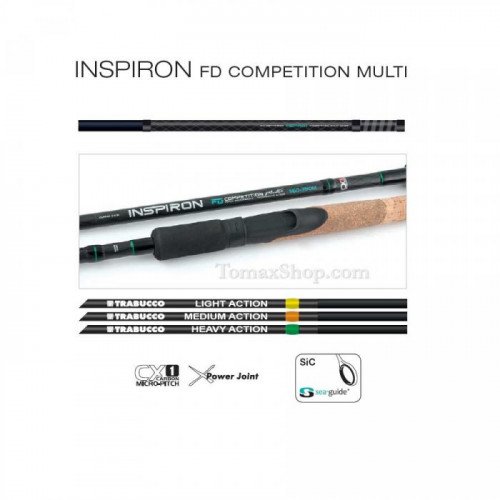 TRABUCCO INSPIRON FD COMPETITION MULTI FEEDER M 75gr. 3.60/3.90m, фидер въдица_TRABUCCO
