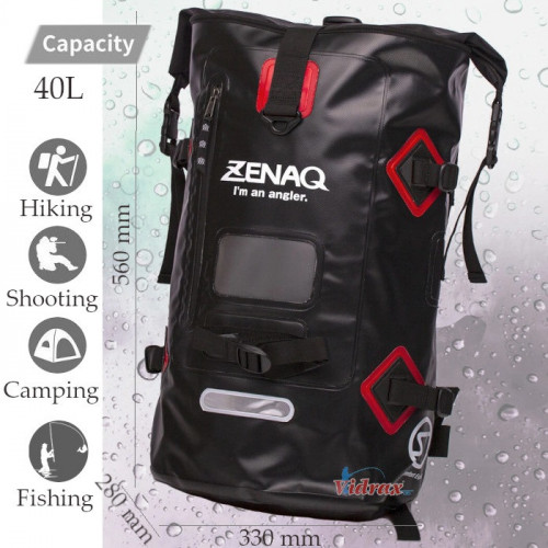 Раница Dry Porter RC Black 40L - Zenaq_ZENAQ