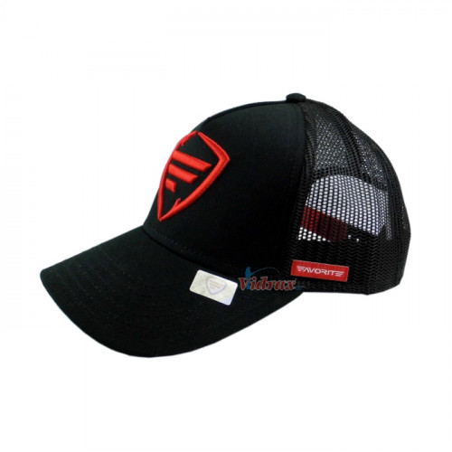 Шапка Favorite Black Red F Logo 58_FAVORITE