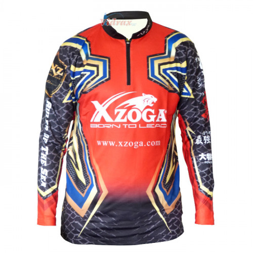 Тениска с дълъг ръкав TXZ-Shirt MF Sport Zip Long-SLV XVZ-LS - Xzoga_XZOGA