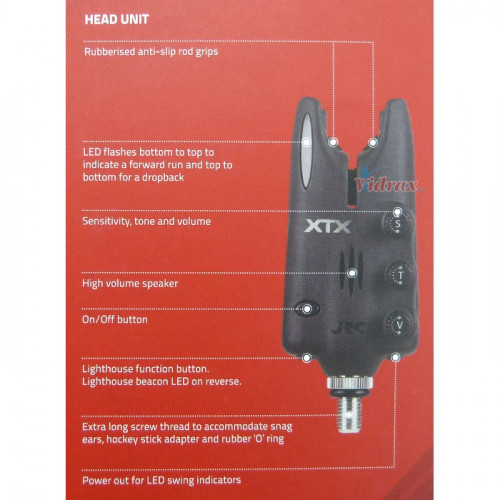 Комплект шарански сигнализатори Radar XTX Set 3+1 1503050 - JRC_JRC