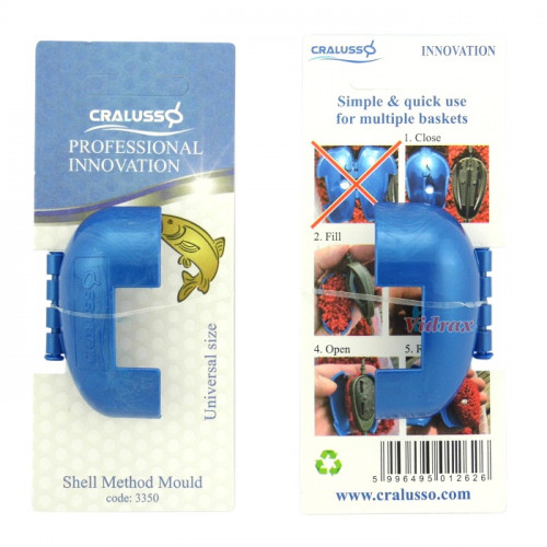 Форма за фидер Shell Method Mould CR-3350 - Cralusso_CRALUSSO