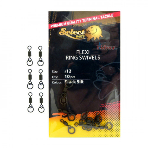 Вирбел с халка Flexi Ring Swivels Размер #12 SEL-061330 - Select Baits_Select Baits