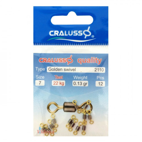 Вирбел златен Gold Размер 7 Cr-2110 - Cralusso_CRALUSSO