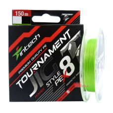 8 Нишково влакно Tournament Jig Style PE X8 150 м #1.0 0.165 мм Fluo Green - Intech