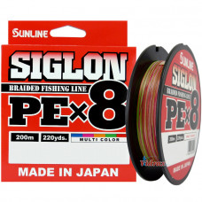 8 Нишково влакно Siglon PE X8 #1.0 0.171 мм 200 м Цвят Multicolor - Sunline