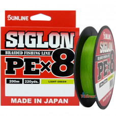 8 Нишково влакно Siglon PE X8 #1.0 0.171 мм 200 м Цвят Светло Зелен - Sunline