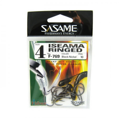 Куки Iseama Ringed-F-769 Black Nickel - Sasame_SASAME