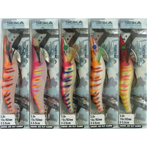 Калмарети Seika Squid Jig VLP Camo 3.0 Цвят 02 4566002 - Tubertini TUBERTINI Калмарети за риболов