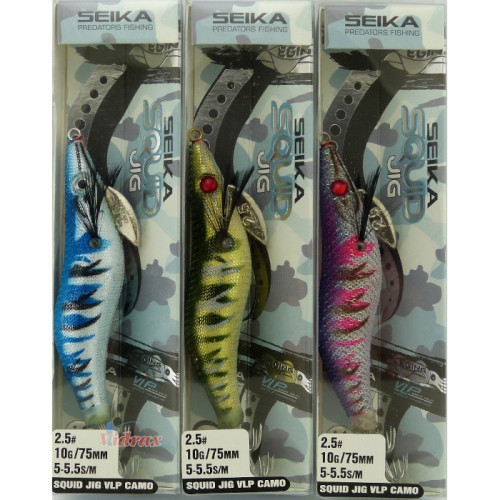 Калмарети Seika Squid Jig VLP Camo 3.0 Цвят 08 4566008 - Tubertini TUBERTINI Калмарети за риболов
