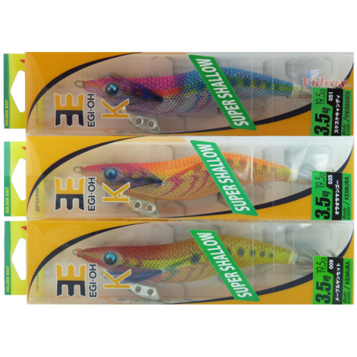 Калмарети EGI-OH K Super Shallow 3.5SS 105 мм 19.5 г Цвят 009 Keimura - Yamashita Yamashita Калмарети за риболов