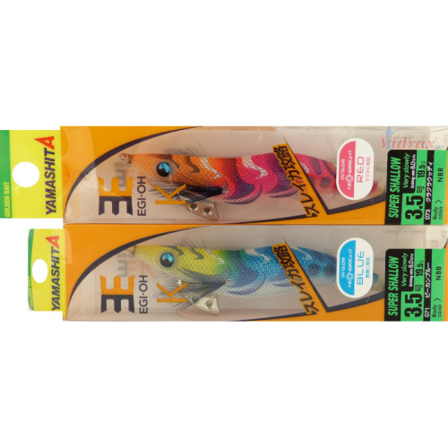 Калмарети EGI-OH K Super Shallow 3.5SS 105 мм 19.5 г Цвят 071 UV Glow NBB - Yamashita Yamashita Калмарети за риболов