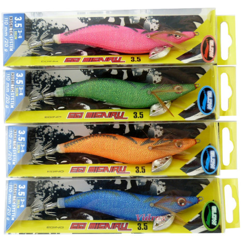 Калмарети EGI MISAIRU 3.5 110 мм 3-4 сек/м IERM35B Glow Green - Ryoshi-Ryoshi-vi-21199