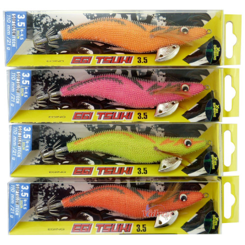 Калмарети EGI TSUKI 3.5 110 мм 4-4.5 сек/м IERT35P - Ryoshi Ryoshi Калмарети за риболов