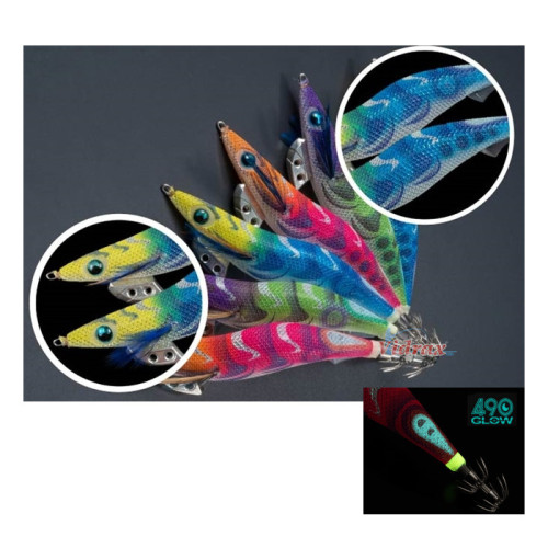 Калмарети EGI-OH K Neonbright 3.5 105 мм 22 г Цвят 073 NBR - Yamashita Yamashita Калмарети за риболов