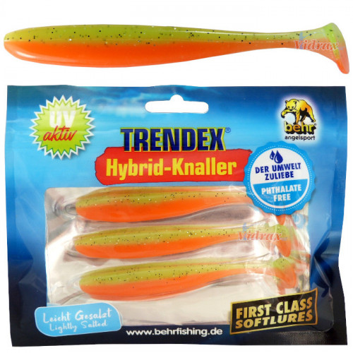 Комплект от 3 бр. силиконови рибки Trendex Hybrid-Knaller 9.5 см Цвят 06 6068506 - Behr_Behr angelsport