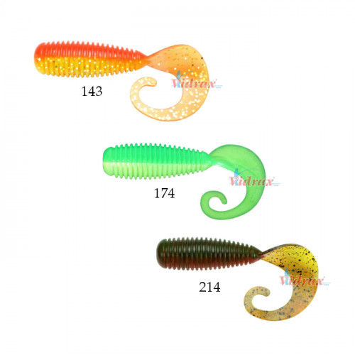 Lunker City Monkey Grub 10 см (4 in) - Силиконов туистер_Lunker City