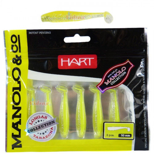 Силиконови рибки Manolo & Co Shad 50 мм Цвят RS IHMC50RS - Hart_HART