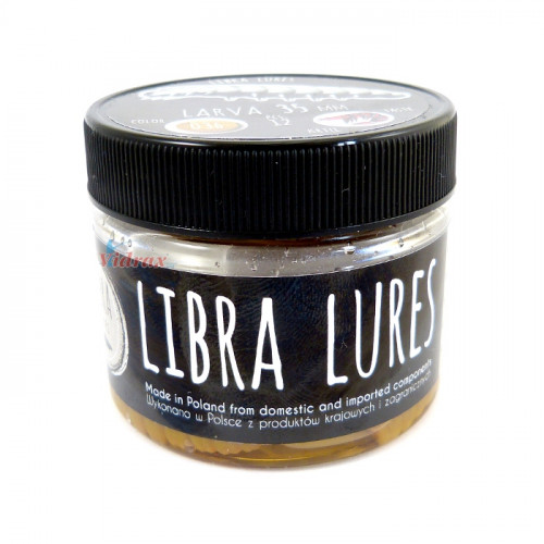 Изкуствена ларва 35 мм Цвят 001 (без аромат) - Libra Lures_Libra Lures