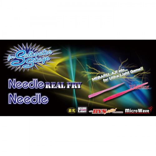 Силиконова примамка Needle Trout Real Fry 2.5 63 мм Цвят Lime - Bait Breath_Bait Breath